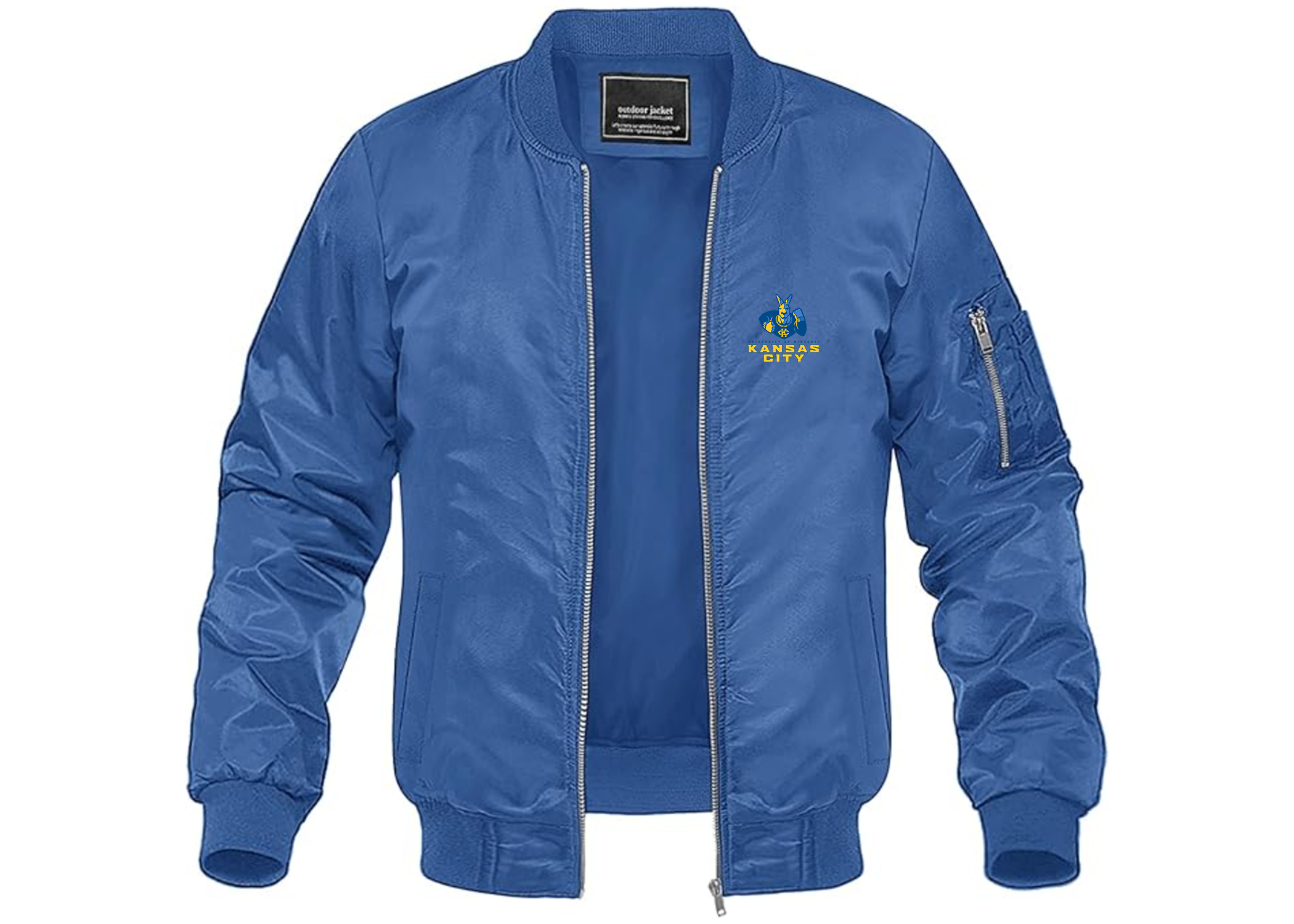 Men's UMKC Kangaroos Lightweight Bomber Windbreaker Jacket